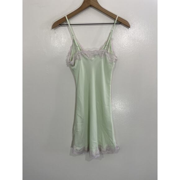 Y2K Regency Coquette Fairy Slip Cami Dress XS Cottage Dainty Whimsical Goddess - Picture 6 of 14